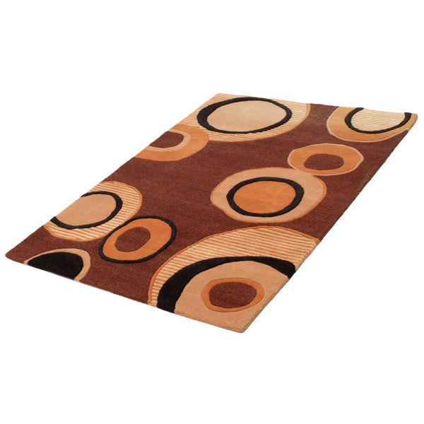 Orren Ellis Rectangle Zyira Rectangle 5'3" X 7'7" Wool Area Rug Wayfair